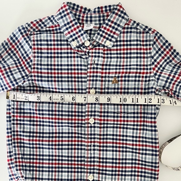 2 for $10/GAP Plaid Oxford Button-up Shirt - Picture 6 of 10
